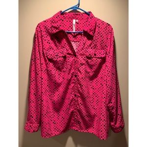Polka-Dot Blouse
